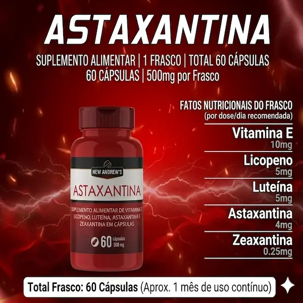 Astaxantina 1 Frasco